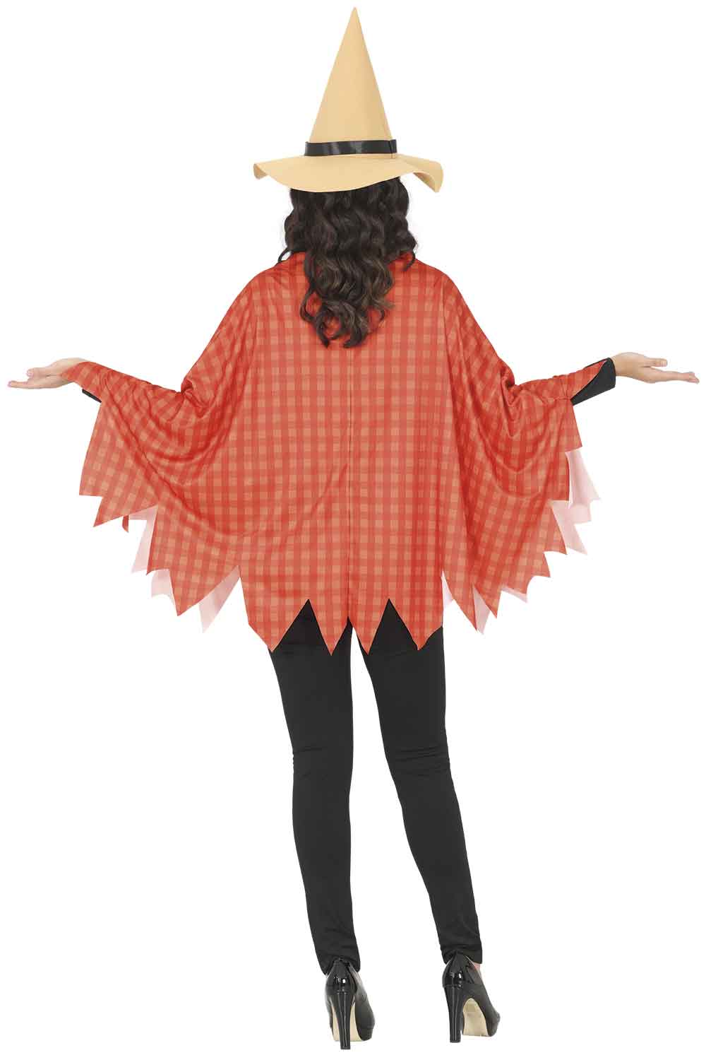 Costume Spaventapasseri Poncho e Cappello Halloween