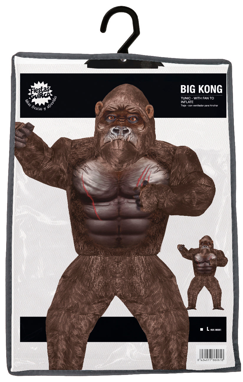 Costume Big Kong con Inflatore e Traje 4