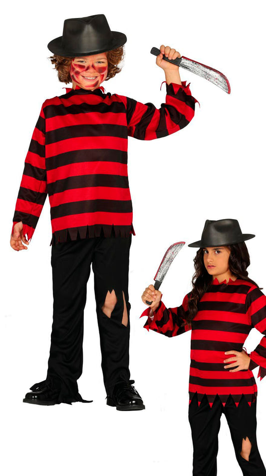 Costume Scissors Kid con Camisa e Pantalon 1
