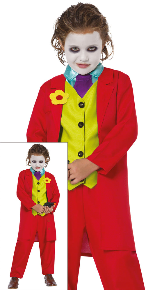 Costume Mr Smile con Camiseta, Chaleco, Chaqueta, Corbata e Pantalon 1