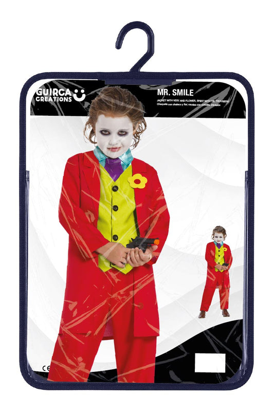 Costume Mr Smile con Camiseta, Chaleco, Chaqueta, Corbata e Pantalon 5