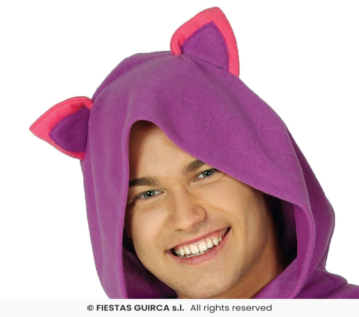 Costume Tuta Intera Pigiama Adulto Stregatto Alice Nel Paese Delle Meraviglie