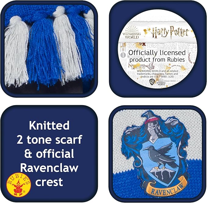 Sciarpa Deluxe Corvonero Hogwarts Originale Harry Potter