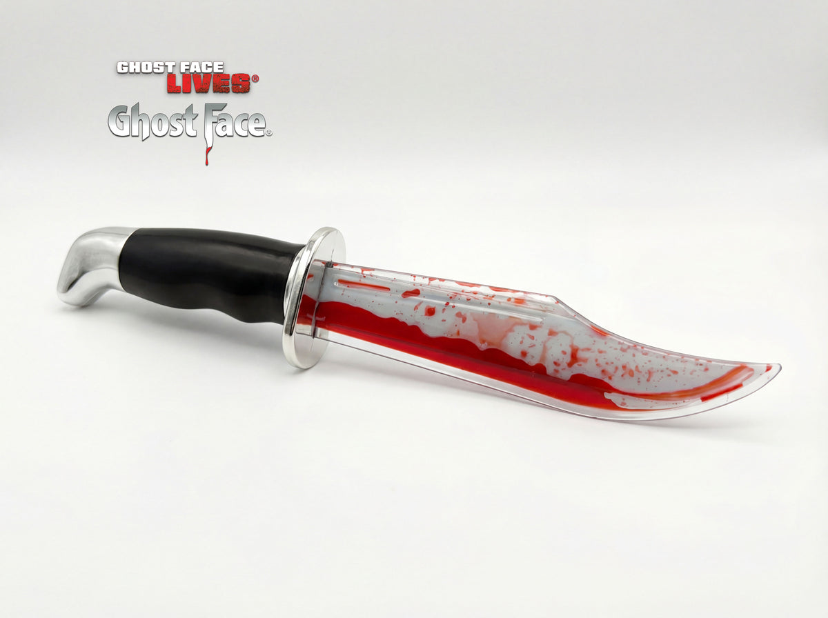 Coltello Deluxe Insanguinato Ghost Face Originale 35 cm. Scream Halloween