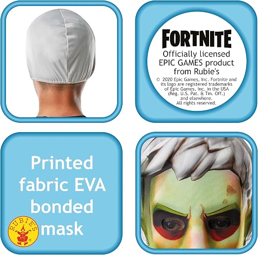 Maschera Brainiac Originale Fortnite Taglia Unica Bambino Epic Games Ragazzo