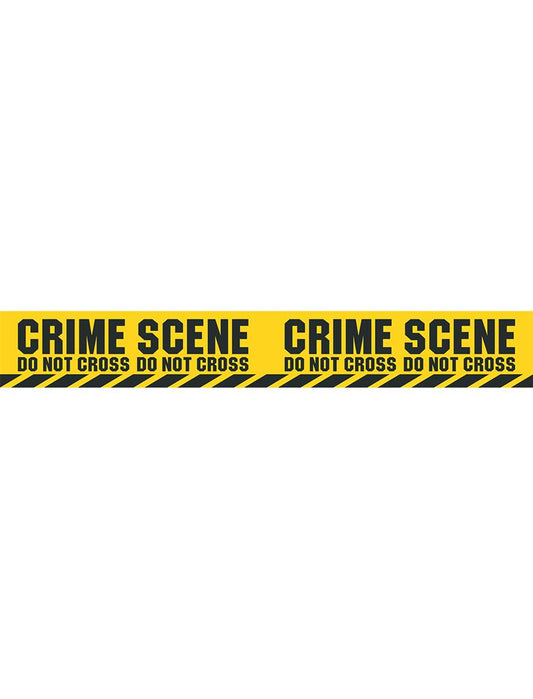 Nastro Scena Del Crimine Decorazione Feste a Tema Polizia Horror e Halloween