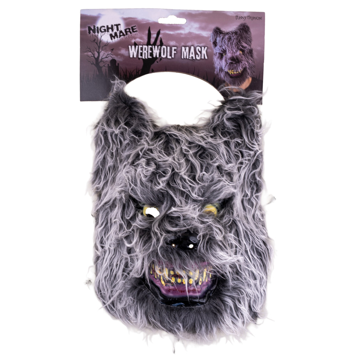Maschera Adulto Lupo Mannaro Licantropo Horror Halloween