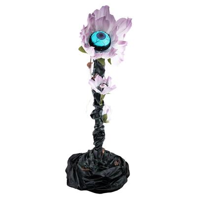 Pianta Carnivora Osservatrice Horror con Luce Suono e Movimento Animatronica Alta 170 cm