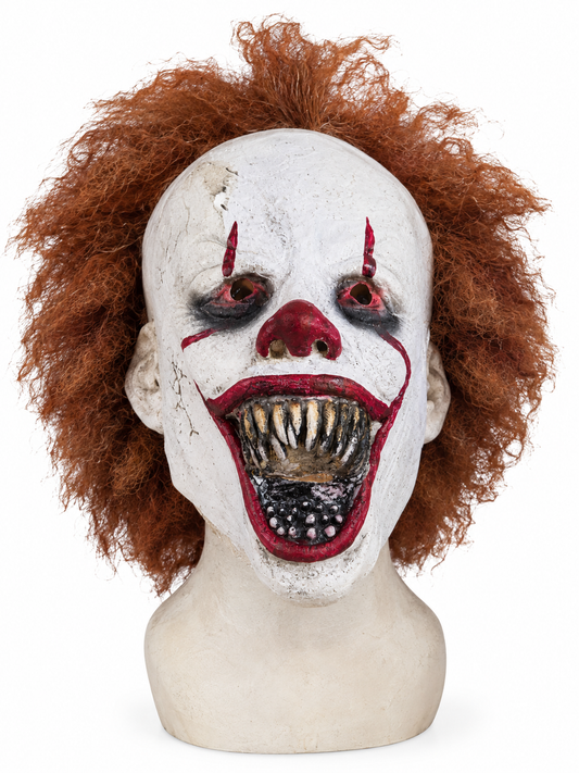 Maschera in Lattice Clown IT Replica Deluxe Pagliaccio Horror