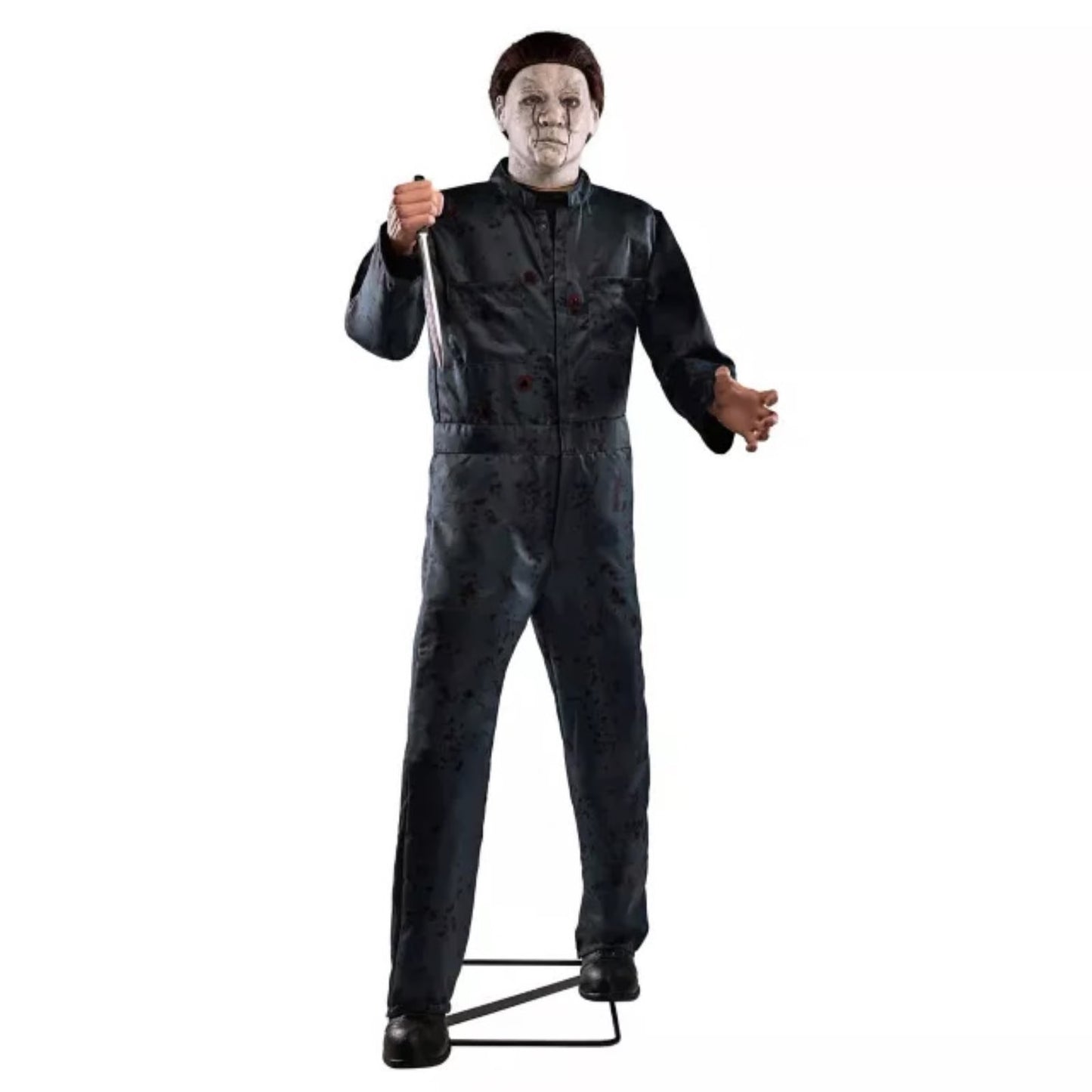 Michael Myers Deluxe Animatronica Originale Spirit Halloween Halloween con Suono e Movimento Horror alto 1,82m