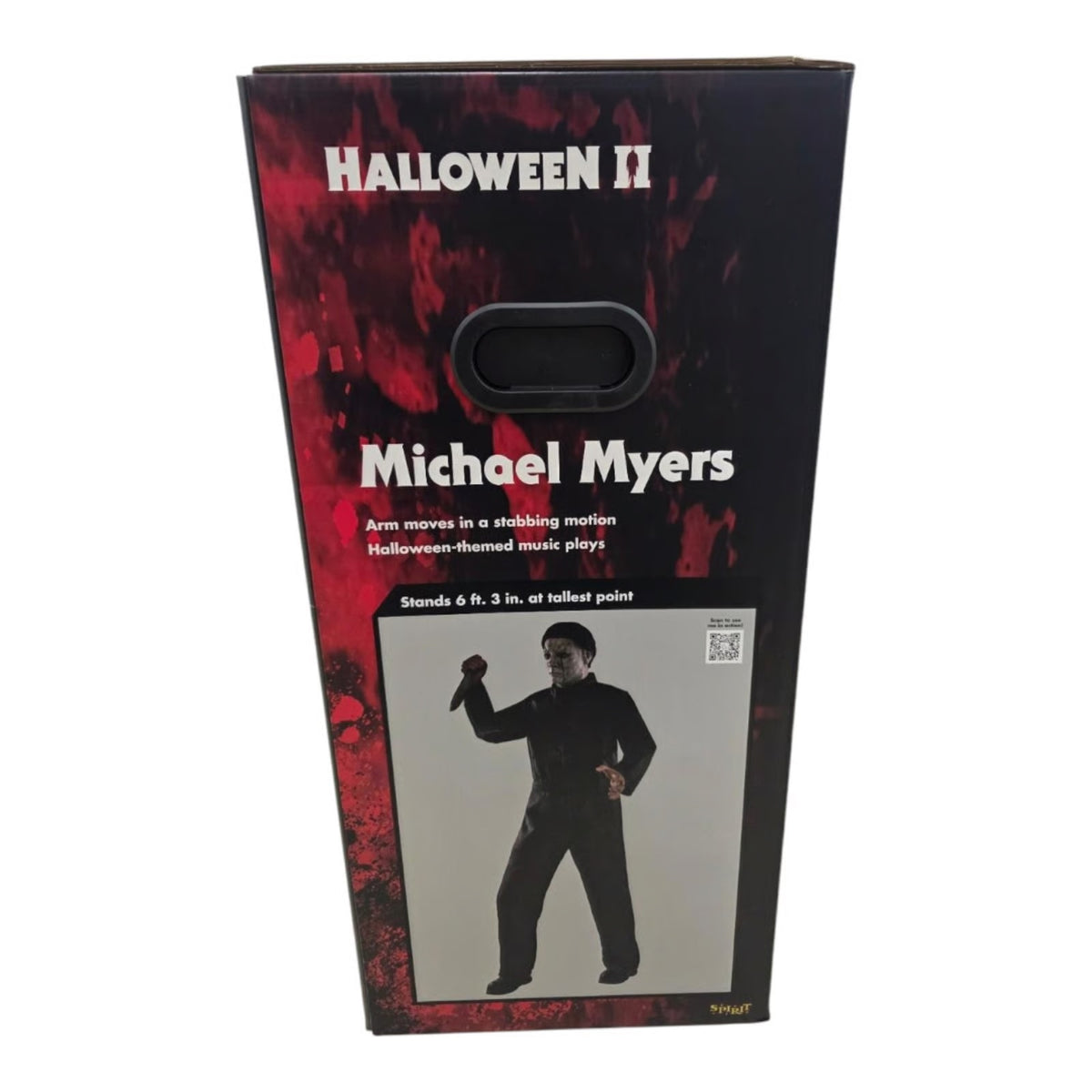 Michael Myers Deluxe Animatronica Originale Spirit Halloween Halloween con Suono e Movimento Horror alto 1,82m