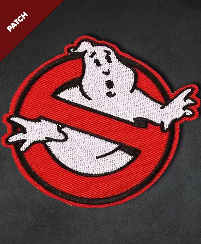 Patch Ghostbusters Toppa Ricamabile Termoadesiva Ricamo per Maglie e Tessuti