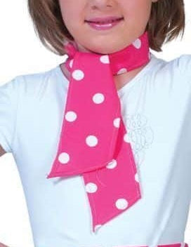 Gonna e Foulard Rosa a Pois da Pin Up Bambina