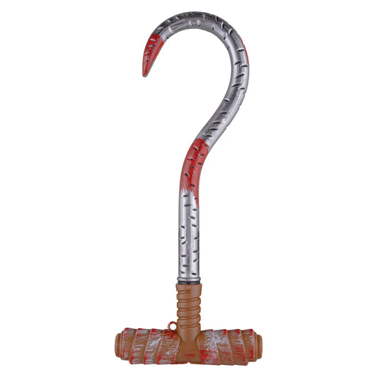 Uncino Insanguinato in Plastica 33 cm Pirati Macellai Horror
