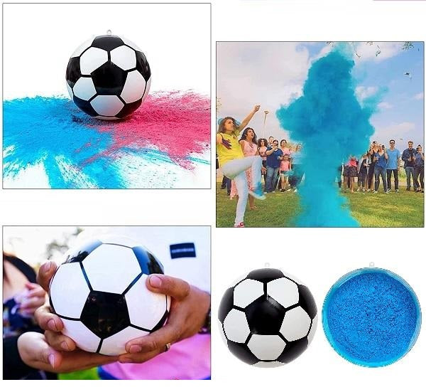 Palla da Calcio Boy or Girl Gender Reveal Maschio o Femmina Baby Shower 15cm