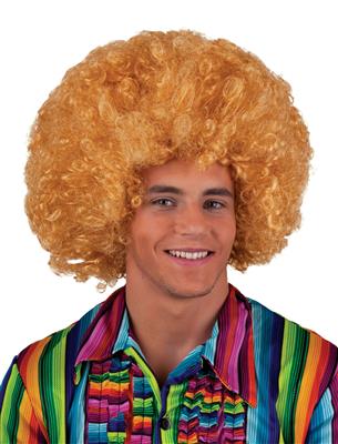 Parrucca Afro Biondo Oro
