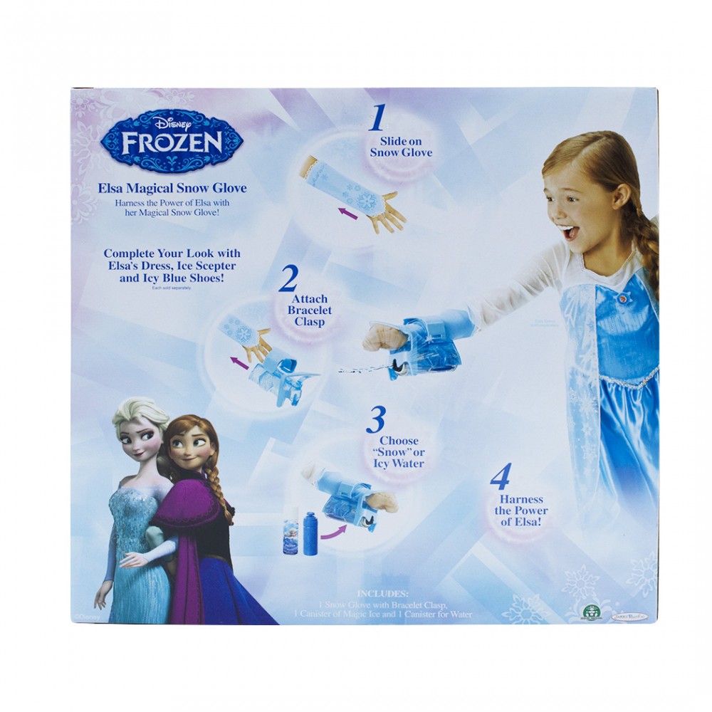 Guanto Elsa Frozen Spara Ghiaccio Neve Acqua Spray Originale Disney