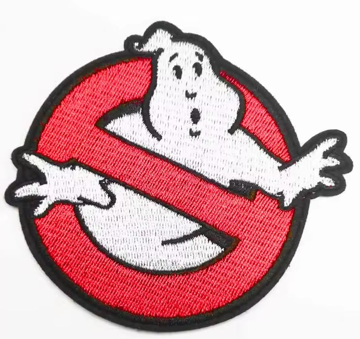 Patch Ghostbusters Toppa Ricamabile Termoadesiva Ricamo per Maglie e Tessuti
