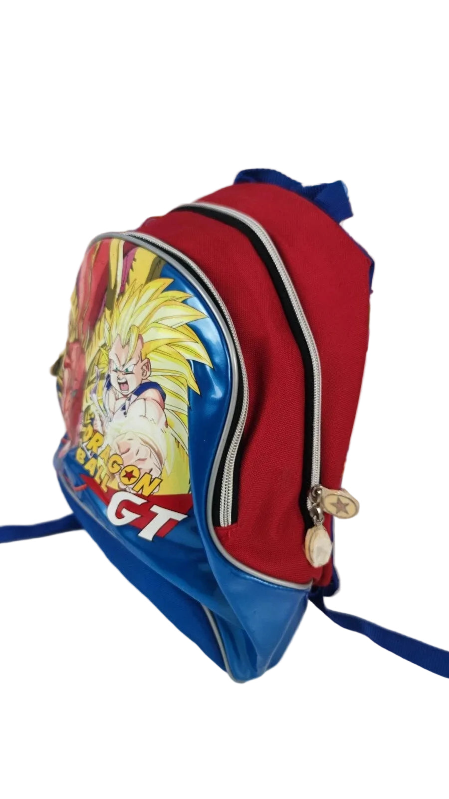 Zainetto Scuola DragonBall GT Tempo Libero Asilo con 2 Zip 37x25x8cm Originale SJ Gang