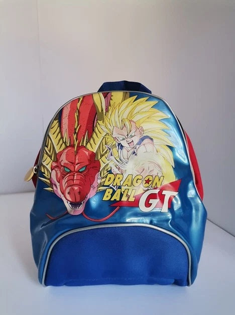 Zainetto Scuola DragonBall GT Tempo Libero Asilo con 2 Zip 37x25x8cm Originale SJ Gang