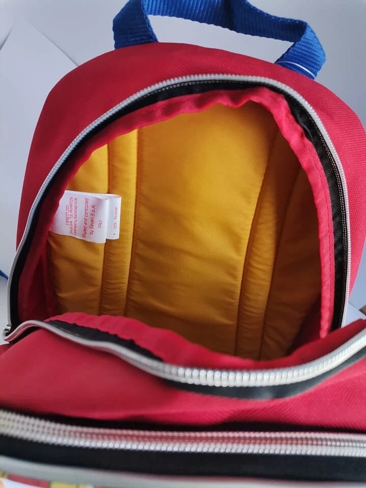 Zainetto Scuola DragonBall GT Tempo Libero Asilo con 2 Zip 37x25x8cm Originale SJ Gang