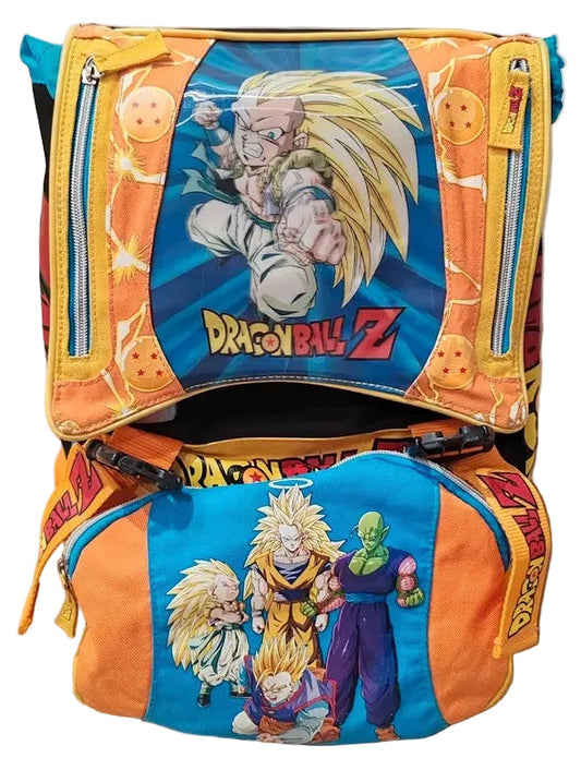Zaino DragonBall Z Scuola Cartella Estensibile Originale SJ Seven 2009