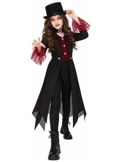 Costume Gotico Unisex Giacca Lunga con Gilet
