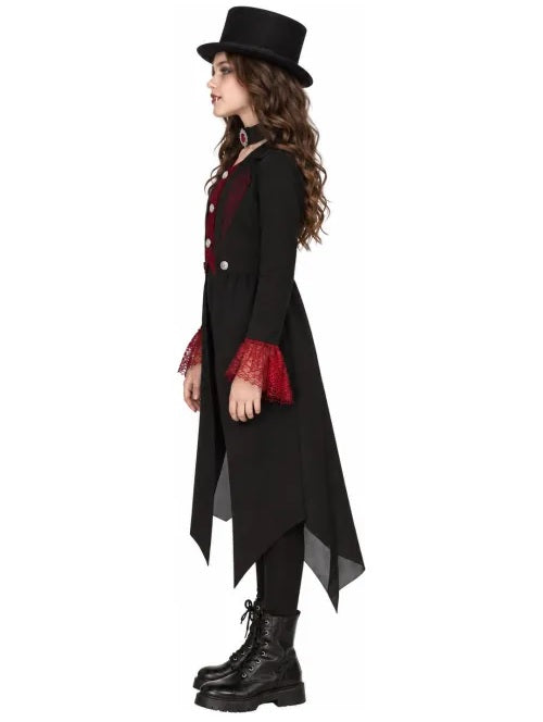 Costume Gotico Unisex Giacca Lunga con Gilet