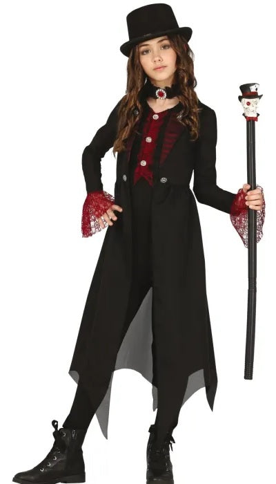 Costume Gotico Unisex Giacca Lunga con Gilet