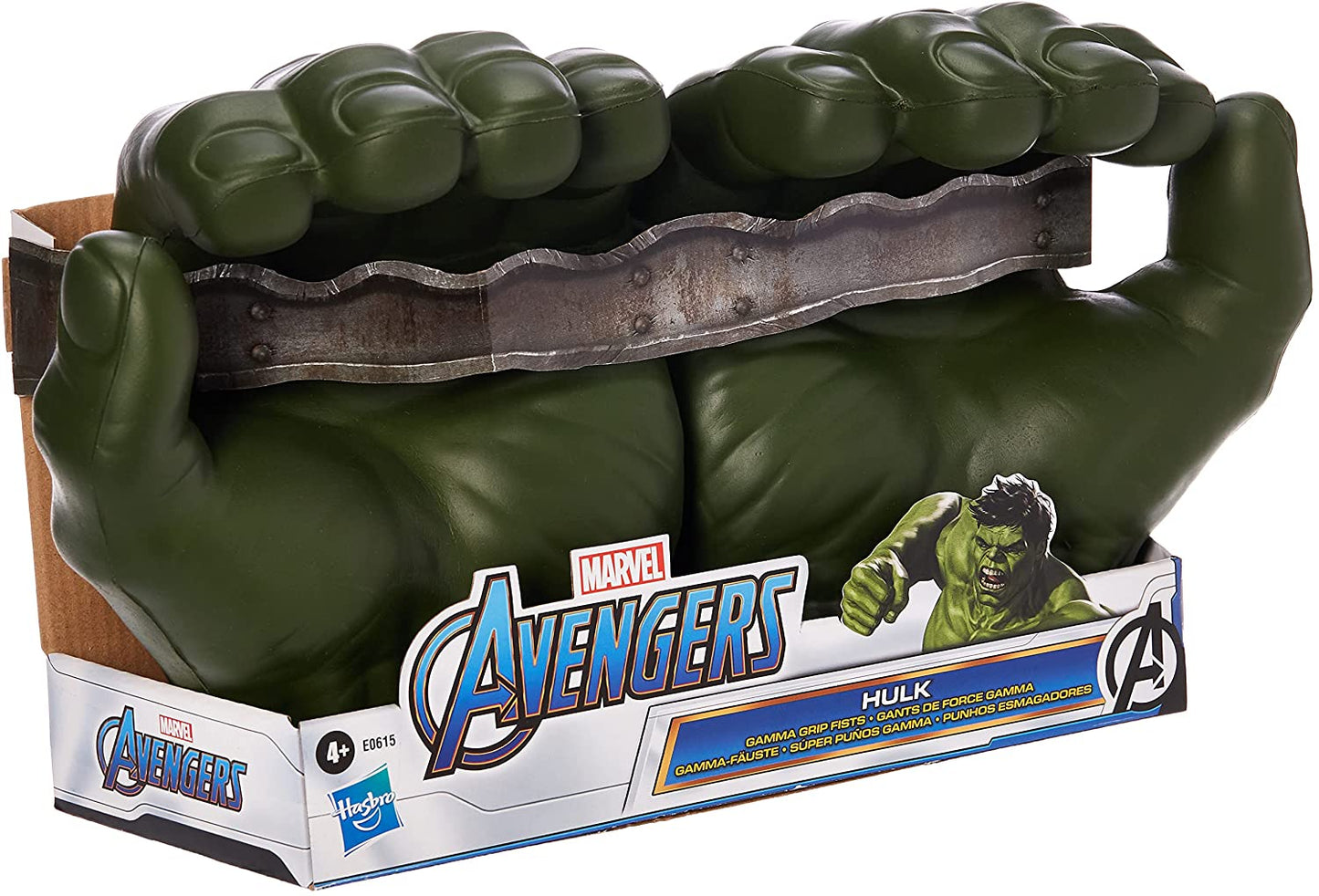 Ultra Guanti Hulk in Foam Spugna Verde Orignale Supereroe Avengers Marvel