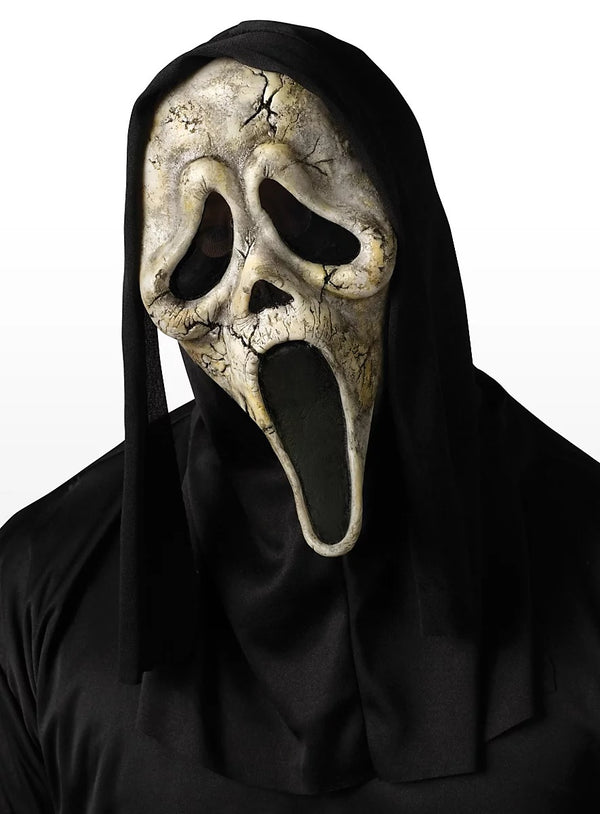 Maschera in Lattice Ghost Face Zombie con Cappuccio Originale Scream