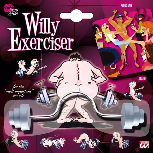 Bilanciere per Willy Pene Allena Pisello Gadget Addio al Celibato Matrimonio Trash
