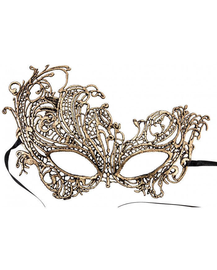 maschera elegante oro