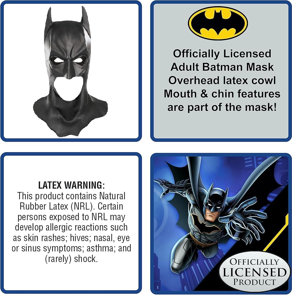 Maschera In Lattice Batman The Dark Knight Trilogy Intera Originale DC