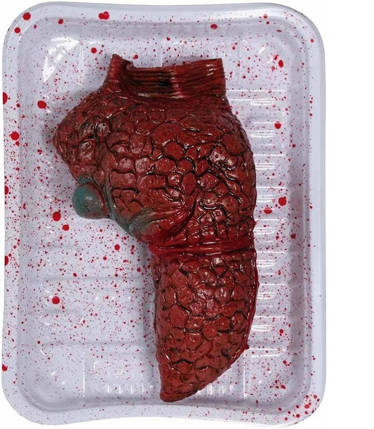 Vaschetta Macellaio Polmone Horror Halloween