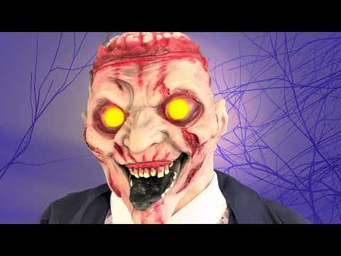 Zombie Horror con Luce Suono e Movimento Animatronica alto 2,15m