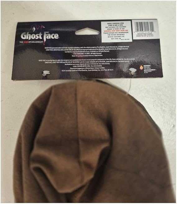 Maschera Ghost Face Scream Originale Spaventapasseri in Juta
