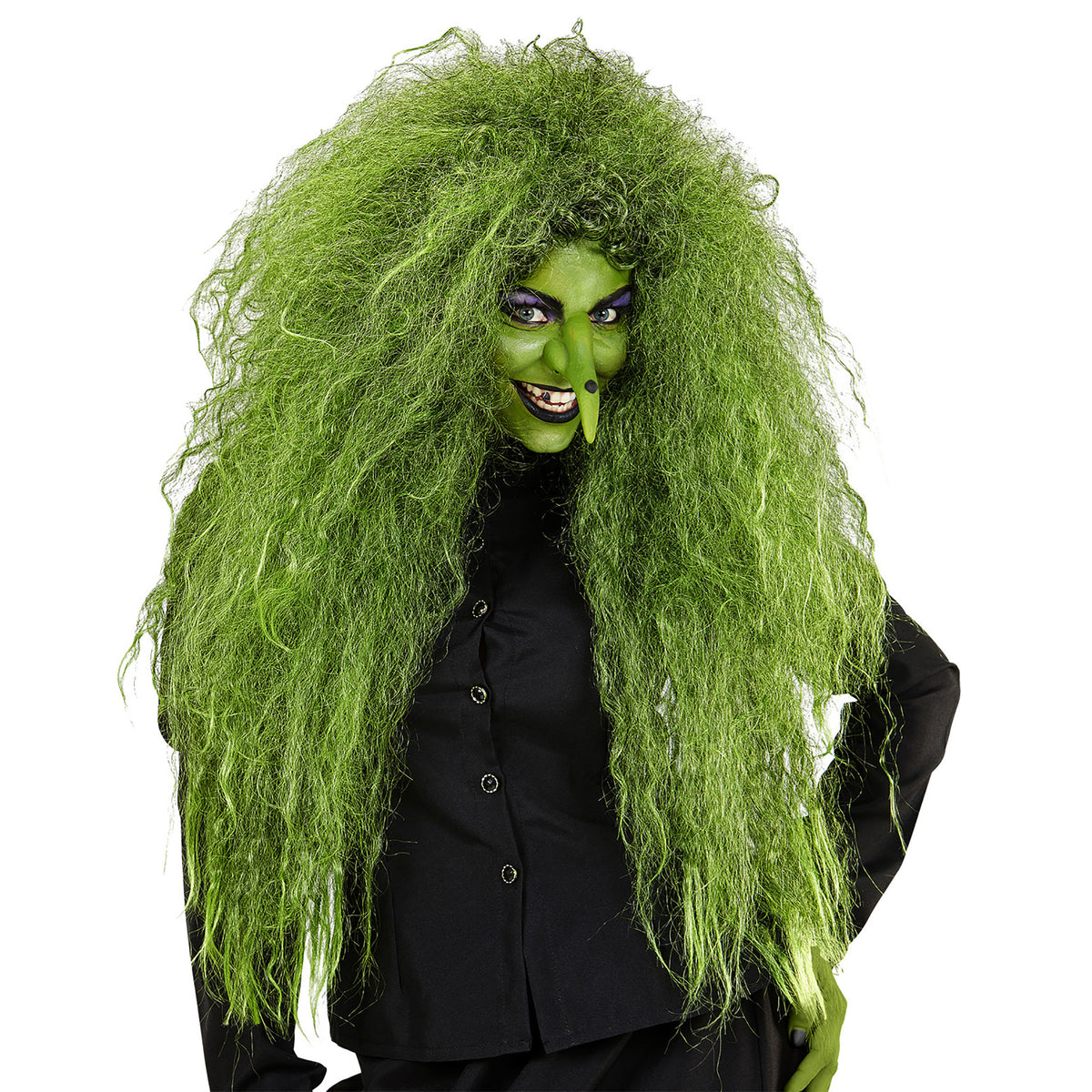 parrucca verde strega