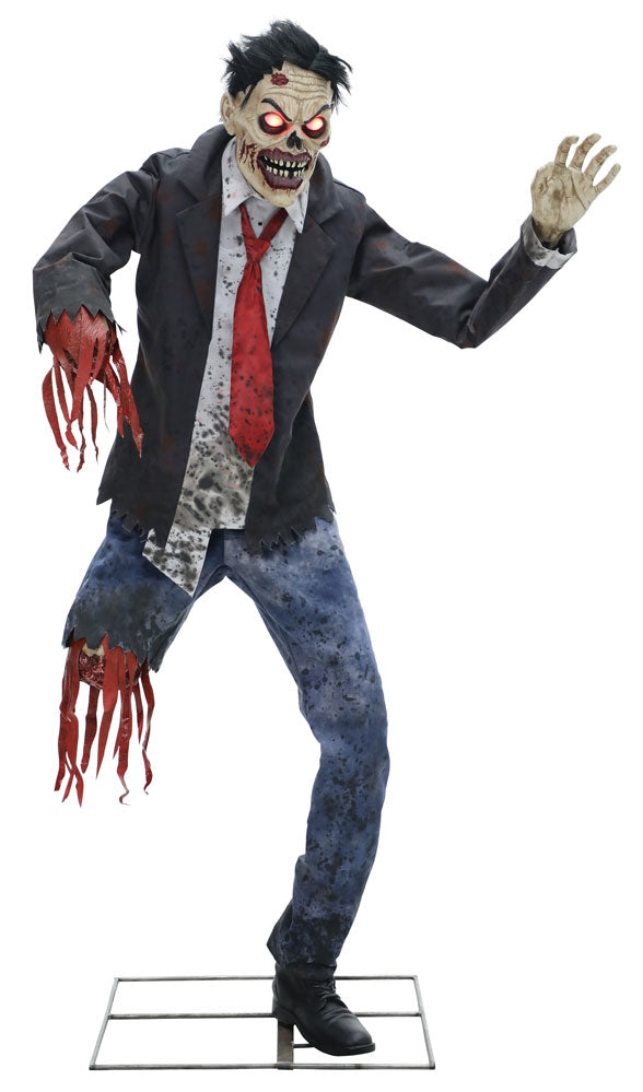 Zombie con gamba fratturata